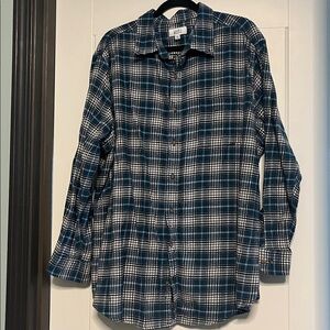 Croft & Barrow Flannel Plaid Button-Up Shirt